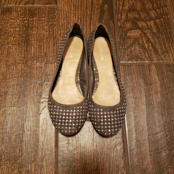 Arabella studded flats 7.5 - Picture 1 of 2